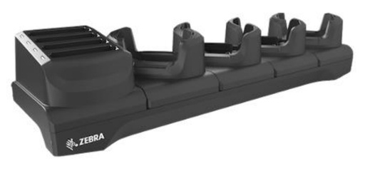 Socle Zebra à plusieurs emplacements permettant de recharger jusqu'à quatre T