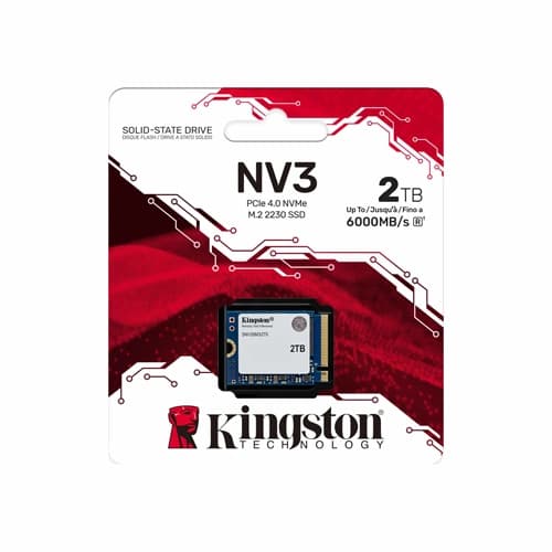 [SNV3SM3/1T0] Disque SSD Kingston NV3 de 1 To - M.2 2230 interne - PCI Express NVMe (PCI Express
