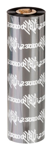 [02300BK06030] Zebra Ruban cire 2300 – Thermische transferband op basis van was (12 rollen, Desktop, 300 m, 60 mm)