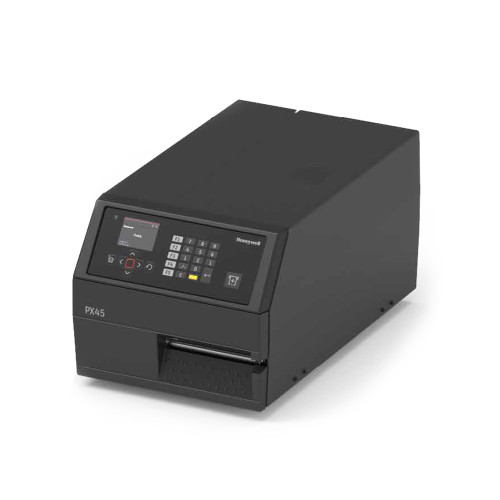 [PX45A00010020200] Honeywell PX45 – Imprimante d'étiquettes industrielle (203 dpi, Ethernet, Capteur + Interface parallèle + Rembobineur)