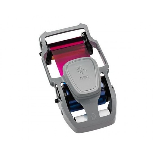 [800300-360EM] Zebra Rubans imprimante de cartes – Ruban couleur pour imprimante de cartes (200 images, YMCKOK)