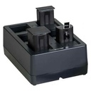 Toshiba acculader met 6 sleuven (incl. netadapter - excl. netsnoer)