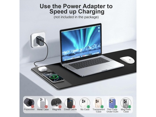 [18221165395] Kit de charge sans fil Toshiba pour utiliser un chargeur Qi. Article indisponible en stock / uniquement pour les grandes tailles.
