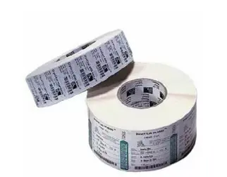 Zebra Z-Select 2000D – Direct thermal paper labels (57 × 51 mm, 12 rolls, 1 370 étiquettes, 25 mm)