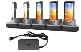 Zebra TC501 – Station de charge rapide 5 appareils (Avec coque (rugged boot))